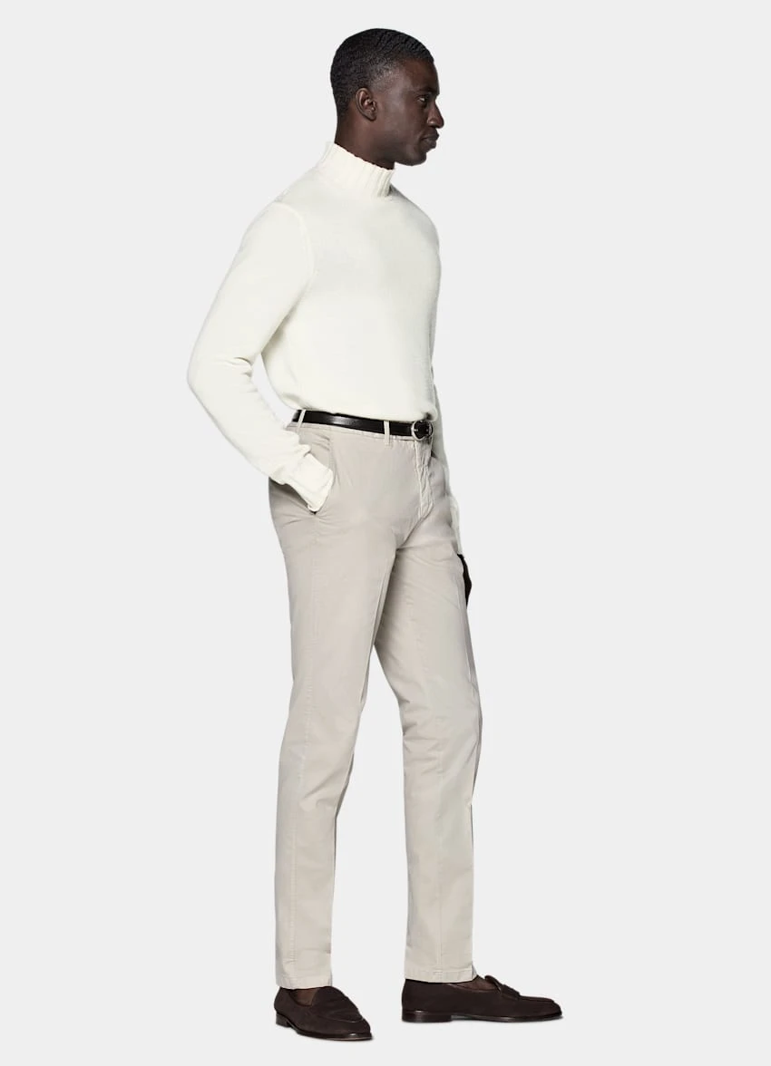 Light Brown Porto Chinos 3 Light Brown Porto Chinos - Image 3