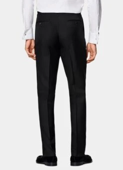 Black Brescia Tuxedo Pants -Cheap US Nice Clothes Store B1299 105