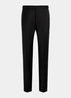 Black Brescia Tuxedo Pants -Cheap US Nice Clothes Store B1299 28