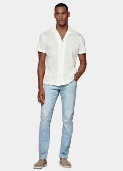 Light Blue 5 Pocket Jules Jeans -Cheap US Nice Clothes Store B1409 123