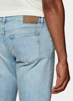 Light Blue 5 Pocket Jules Jeans -Cheap US Nice Clothes Store B1409 124