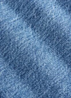 Mid Blue 5 Pocket Charles Jeans -Cheap US Nice Clothes Store B1412 23