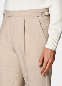 Sand Pleated Vigo Pants