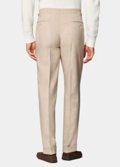 Sand Pleated Vigo Pants -Cheap US Nice Clothes Store B1890 105