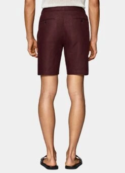 Burgundy Drawstring Ames Shorts 10 Burgundy Drawstring Ames Shorts -Cheap US Nice Clothes Store B1925 104