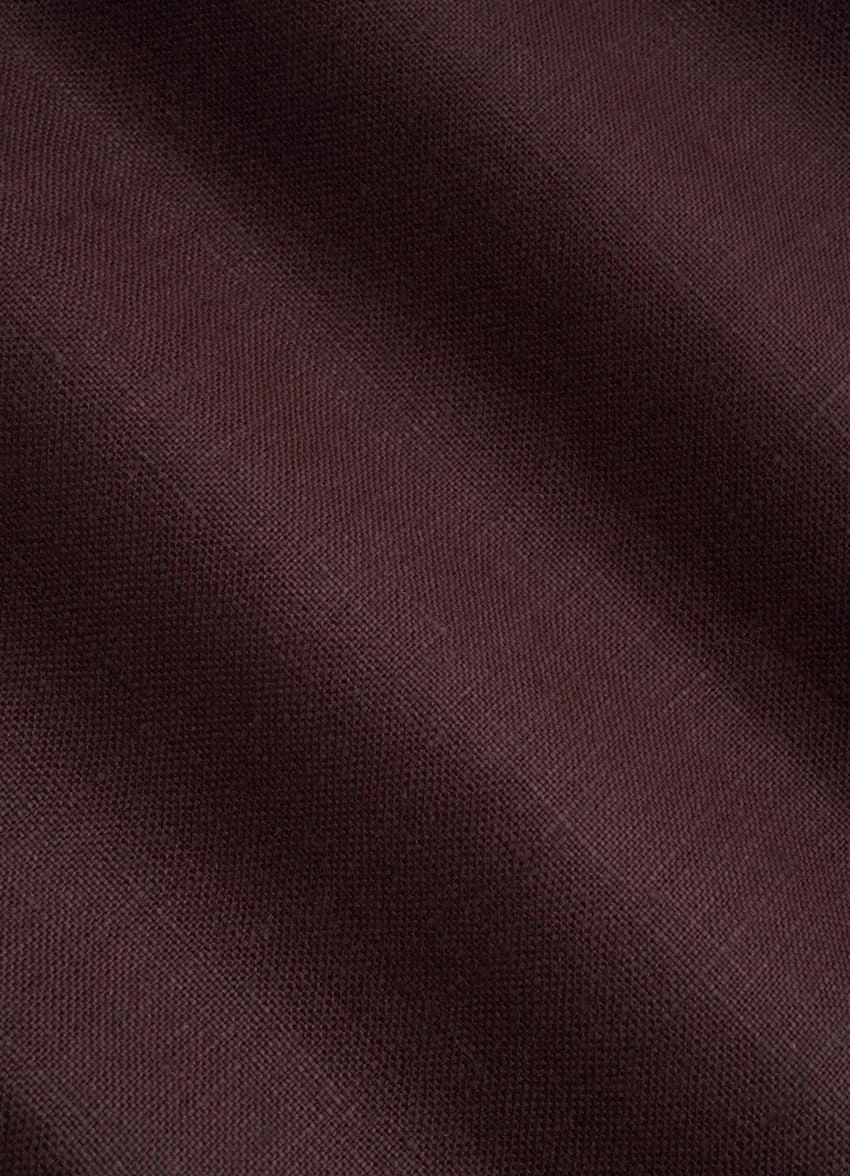 Burgundy Drawstring Ames Shorts 6 Burgundy Drawstring Ames Shorts - Image 6