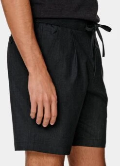 Dark Grey Drawstring Ames Shorts