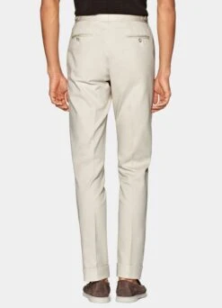 Sand Pleated Braddon Pants -Cheap US Nice Clothes Store B2897 125