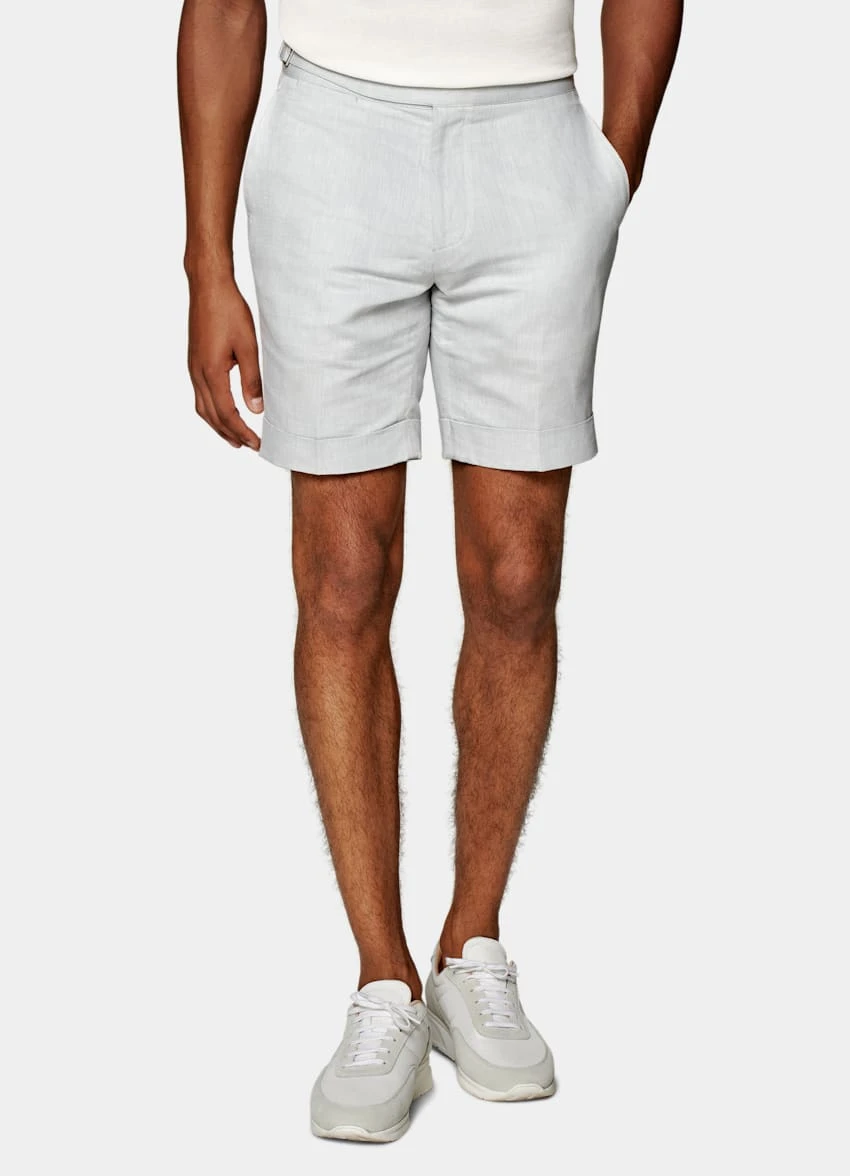 Light Grey Fellini Shorts 2 Light Grey Fellini Shorts - Image 2