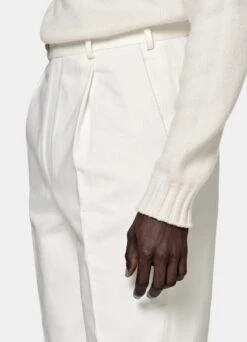 Off-White Pleated Duca Pants