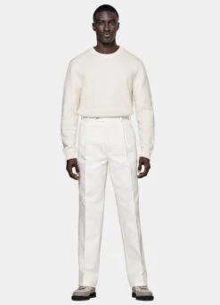Off-White Pleated Duca Pants -Cheap US Nice Clothes Store B3003 103
