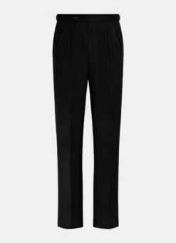 Black Pleated Mira Pants -Cheap US Nice Clothes Store B3004 28
