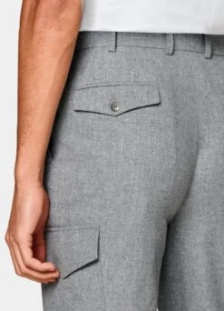 Light Grey Blake Cargo Pants -Cheap US Nice Clothes Store B3007 105