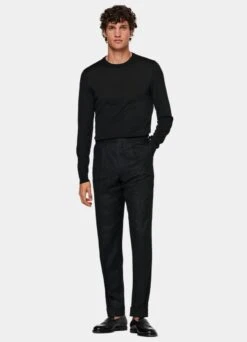 Dark Grey Pleated Vigo Pants 9 Dark Grey Pleated Vigo Pants -Cheap US Nice Clothes Store B3011 103