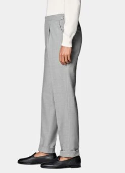 Light Grey Pleated Vigo Pants 10 Light Grey Pleated Vigo Pants -Cheap US Nice Clothes Store B3015 104