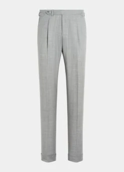 Light Grey Pleated Vigo Pants 13 Light Grey Pleated Vigo Pants -Cheap US Nice Clothes Store B3015 28