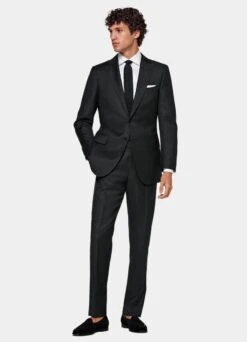 Dark Grey Brescia Suit Pants 8 Dark Grey Brescia Suit Pants -Cheap US Nice Clothes Store B3505 103
