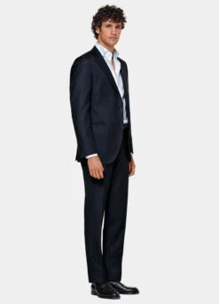 Navy Brescia Suit Pants -Cheap US Nice Clothes Store B4778E 103
