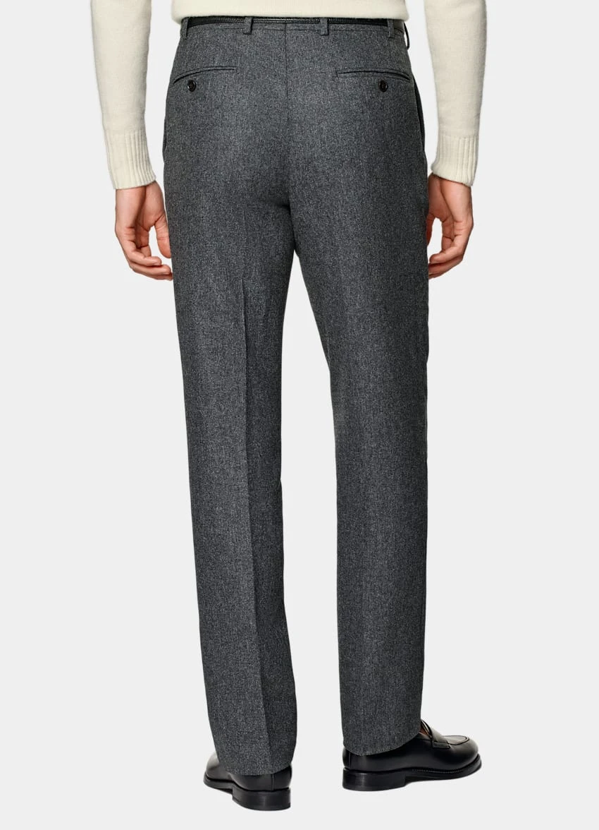 Mid Grey Belted Milano Pants 5 Mid Grey Belted Milano Pants - Image 5