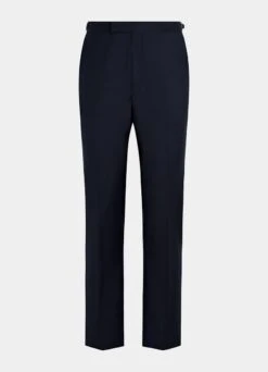 Navy Brescia Tuxedo Pants -Cheap US Nice Clothes Store B7353 28