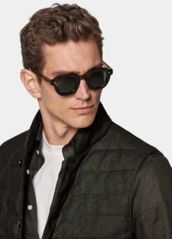 Dark Brown Down Vest