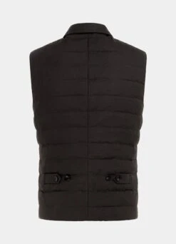 Dark Brown Down Vest -Cheap US Nice Clothes Store BW202 26