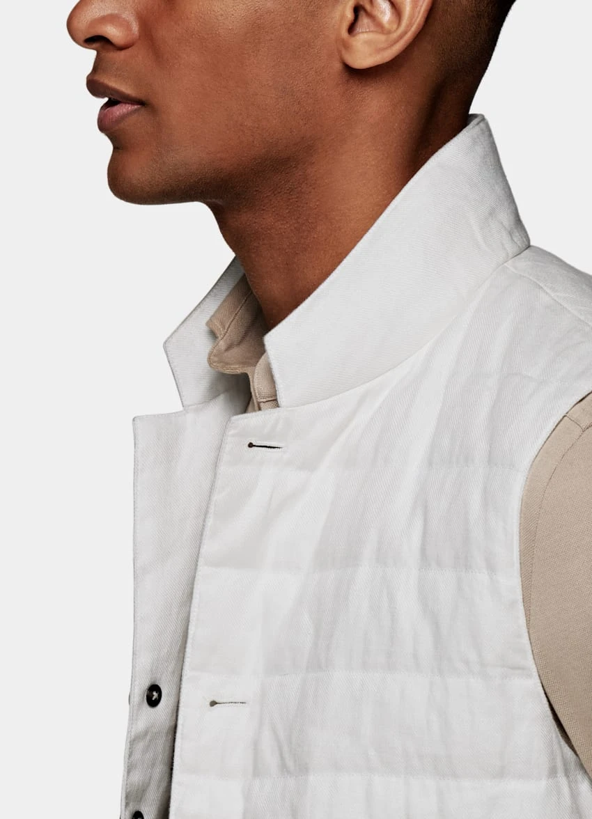 White Down Vest 3 White Down Vest - Image 3