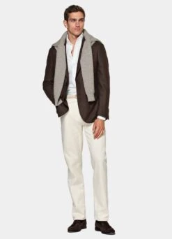 Dark Brown Havana Blazer -Cheap US Nice Clothes Store C1922 104