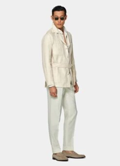 Sand Belted Safari Jacket -Cheap US Nice Clothes Store C2006 104