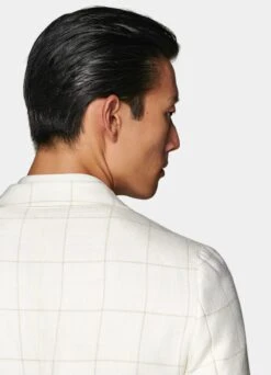 Off-White Checked Havana Blazer -Cheap US Nice Clothes Store C2030 106