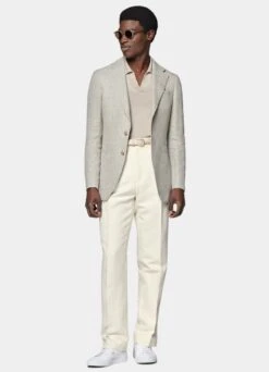 Light Brown Houndstooth Havana Blazer -Cheap US Nice Clothes Store C2040 124