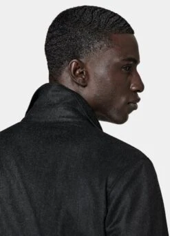 Dark Grey Belted Safari Jacket 13 Dark Grey Belted Safari Jacket -Cheap US Nice Clothes Store C230216 106