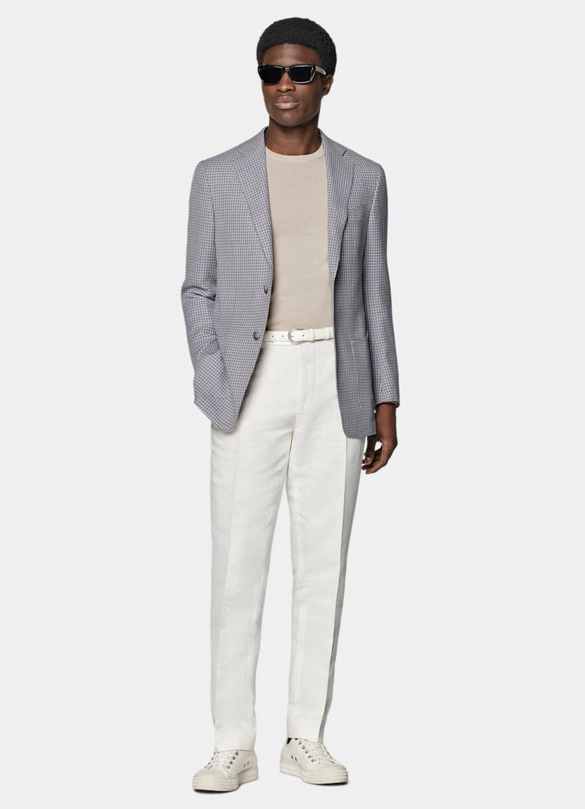 Purple Houndstooth Havana Blazer 5 Purple Houndstooth Havana Blazer - Image 5