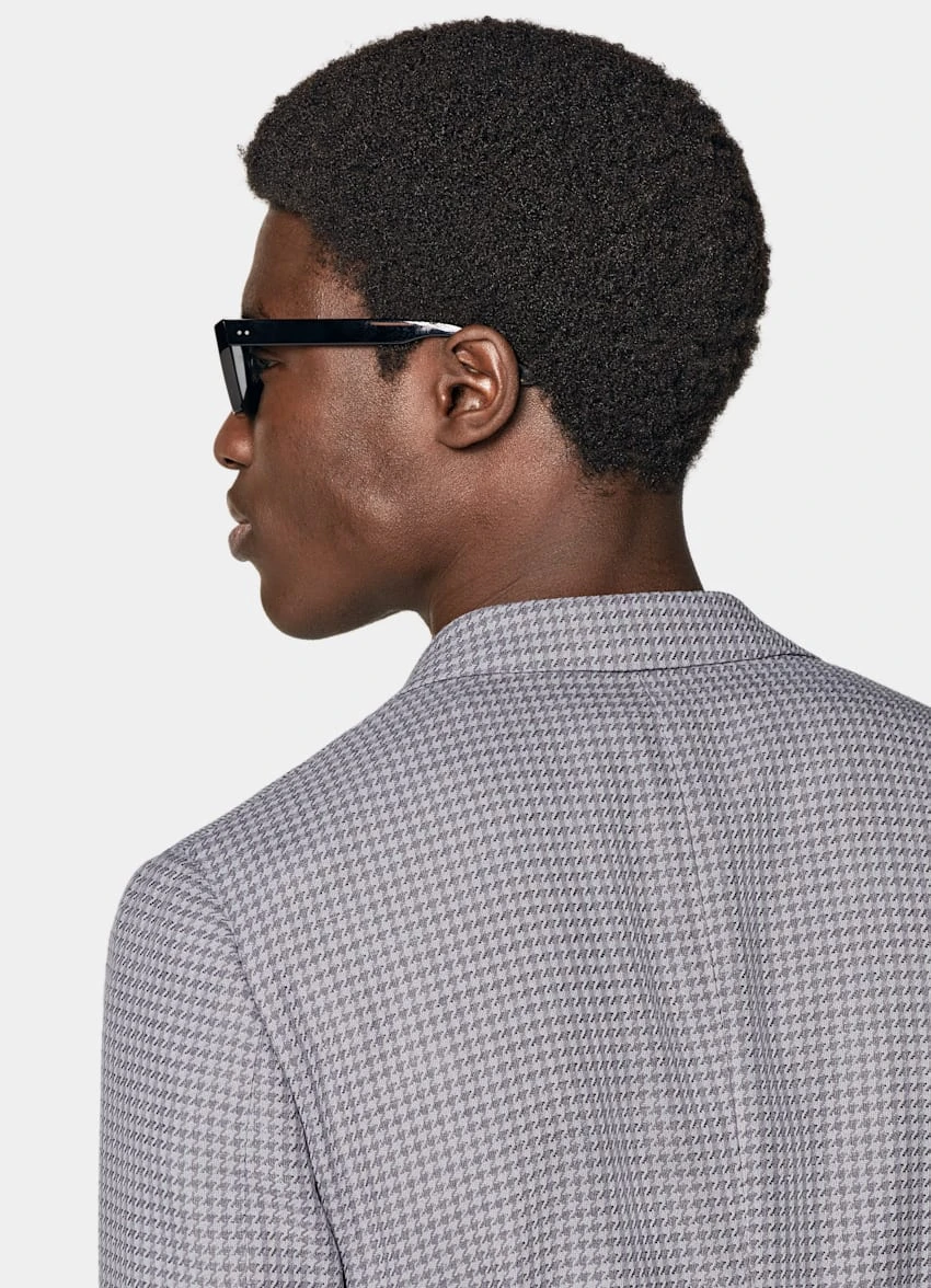 Purple Houndstooth Havana Blazer 7 Purple Houndstooth Havana Blazer - Image 7