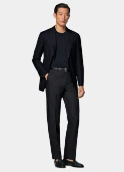 Navy Havana Suit Jacket -Cheap US Nice Clothes Store C5778 104