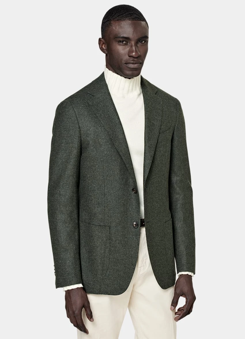 Dark Green Havana Blazer 2 Dark Green Havana Blazer - Image 2
