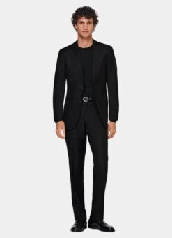Black Lazio Suit -Cheap US Nice Clothes Store C6334 S 104