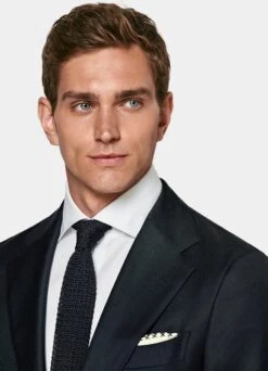 Navy Bird's Eye Havana Suit