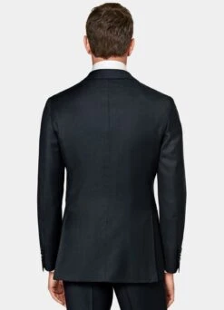 Navy Bird's Eye Havana Suit -Cheap US Nice Clothes Store C6505 S 105