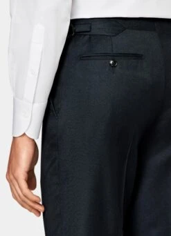 Navy Bird's Eye Havana Suit -Cheap US Nice Clothes Store C6505 S 109