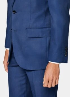 Mid Blue Lazio Suit -Cheap US Nice Clothes Store C6666 S 123