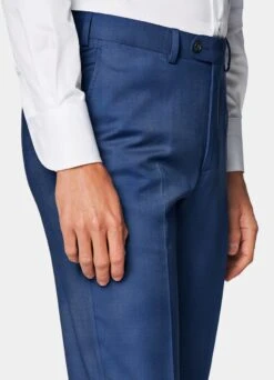 Mid Blue Lazio Suit -Cheap US Nice Clothes Store C6666 S 127