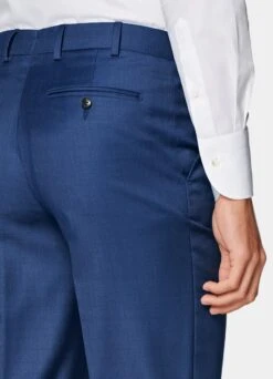 Mid Blue Lazio Suit -Cheap US Nice Clothes Store C6666 S 129