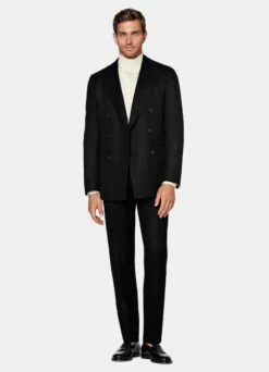 Black Havana Suit -Cheap US Nice Clothes Store C6703 S 124