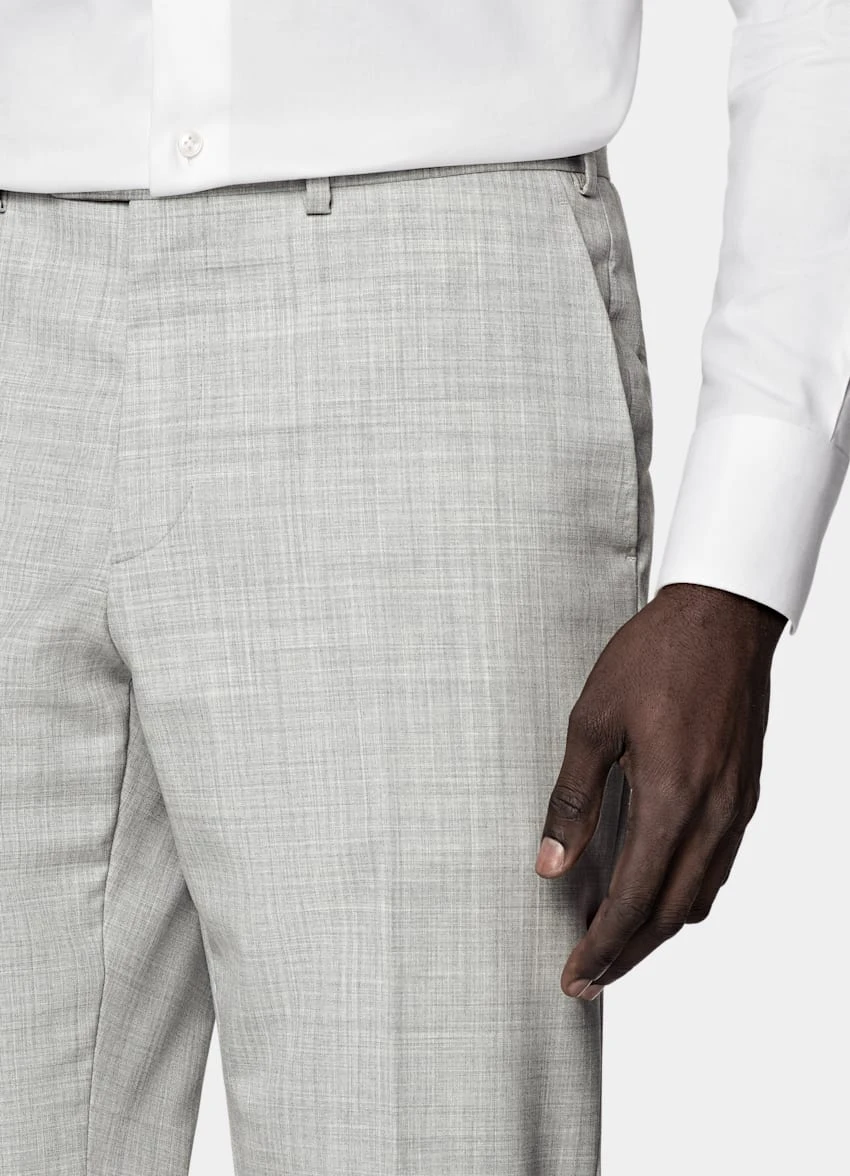 Light Grey Three-Piece Havana Suit 8 Light Grey Three-Piece Havana Suit - Image 8