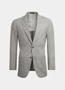 Light Grey Three-Piece Havana Suit 22 Light Grey Three-Piece Havana Suit -Cheap US Nice Clothes Store C7040 S2 25