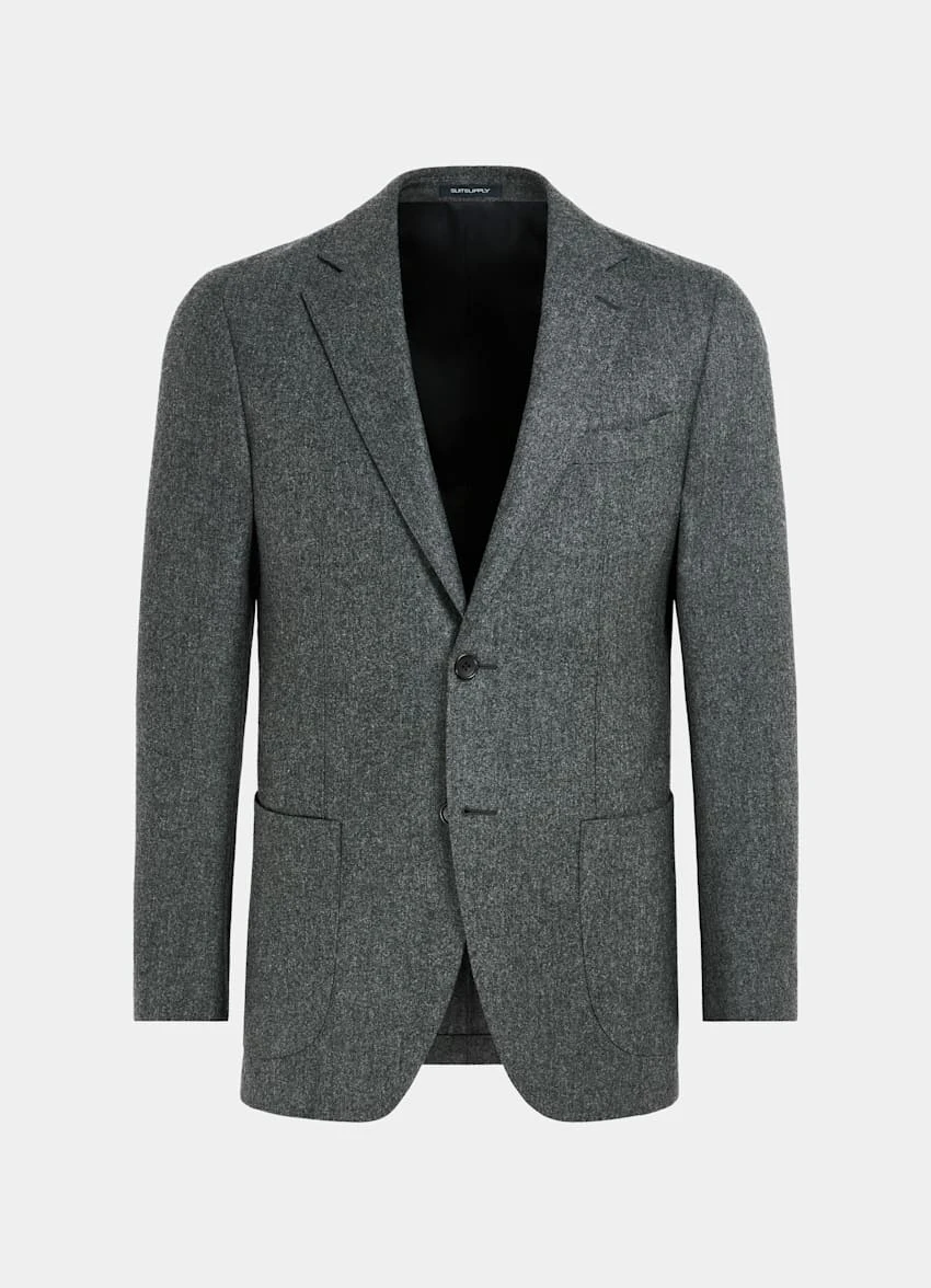 Mid Grey Havana Blazer 9 Mid Grey Havana Blazer - Image 9