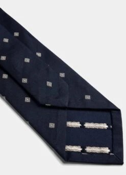 Navy Graphic Tie
