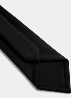 Black Plain Tie
