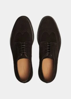 Brown Brogue Derby -Cheap US Nice Clothes Store FW1007 32